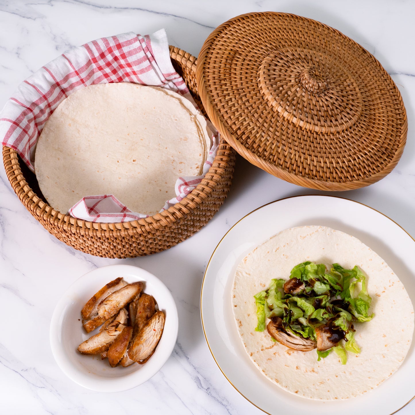 Tortilla Warmer Basket