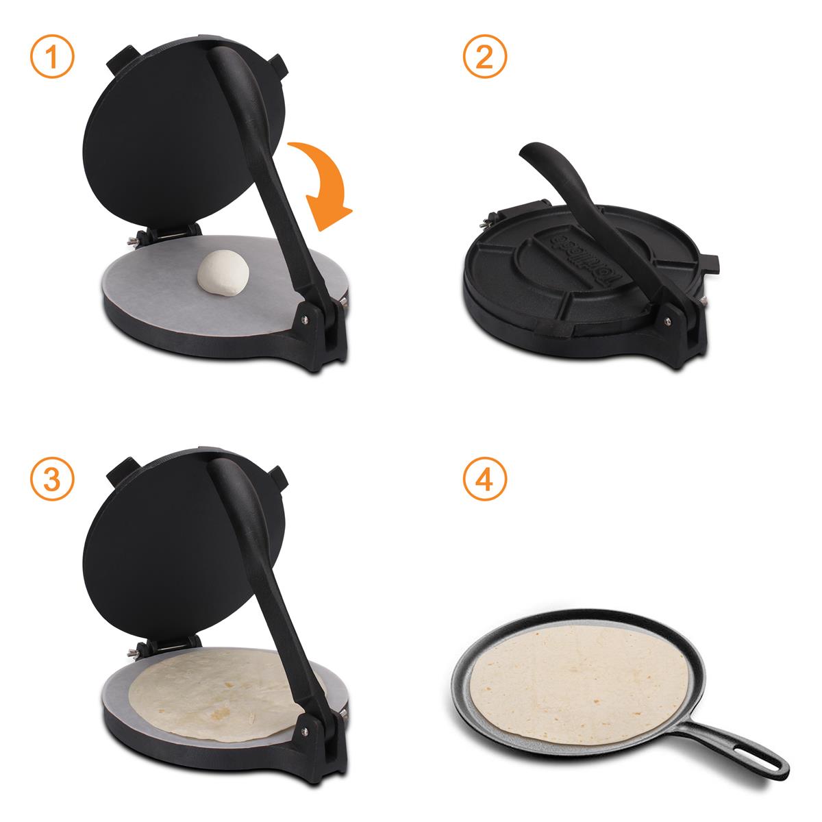 Cast Iron Tortilla Press